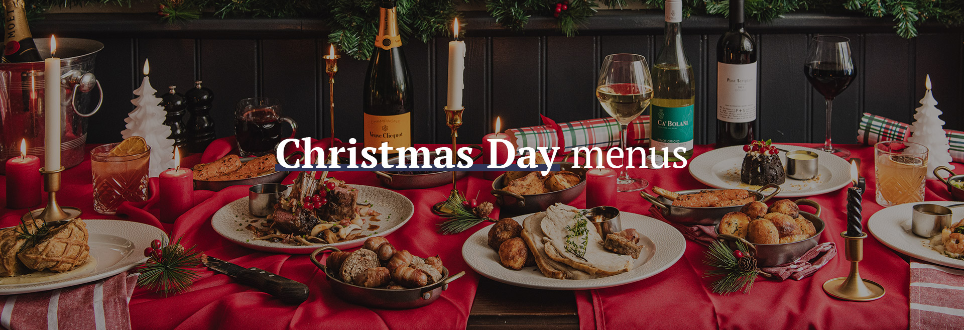 Christmas Day Menu at The Crown Tavern