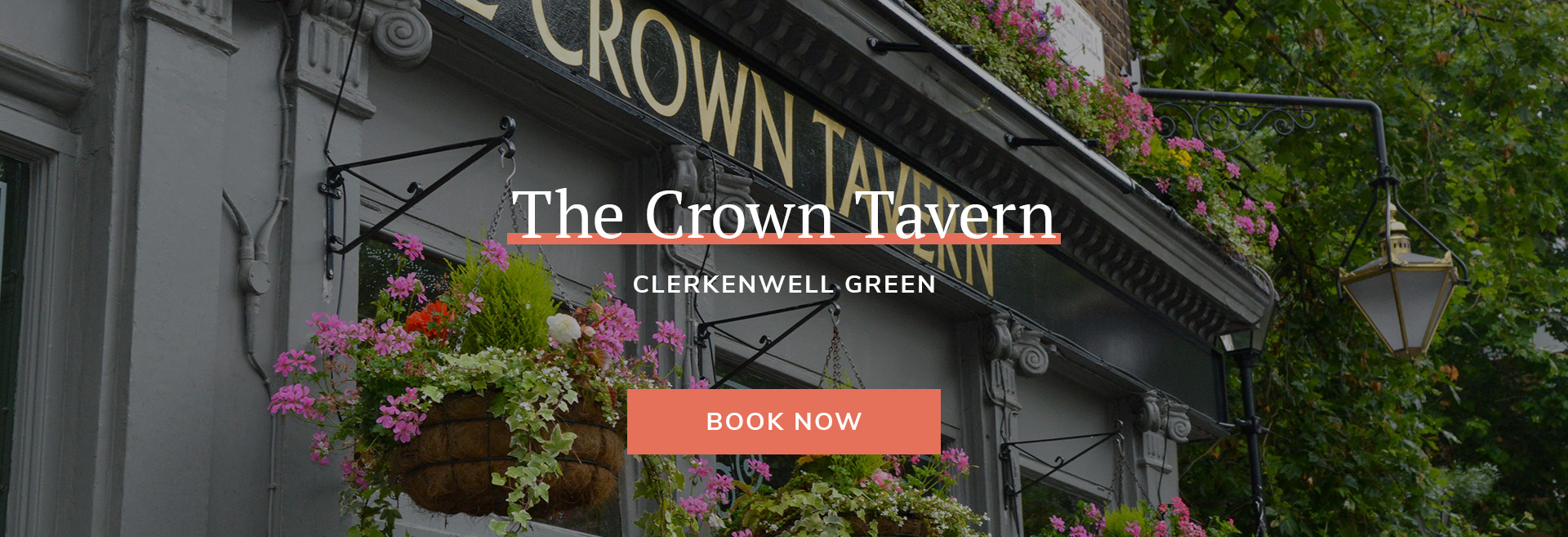 Enjoy a meal at your local pub at The Crown Tavern in London